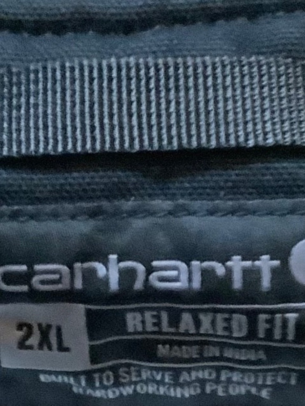 Carhartt Relaxed Fit Size 2XL Sherpa Line Canvas Duck Vest Black Full Zip - Picture 7 of 7